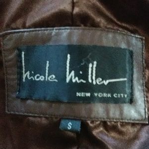 Nicole Miller leather jacket